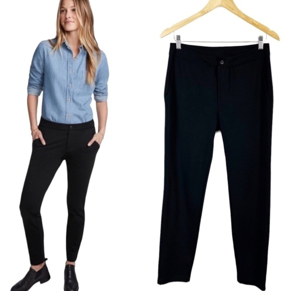 American Giant Womens Cigarette Leg Ponte Pants in Black Size 4 - Picture 9 of 9